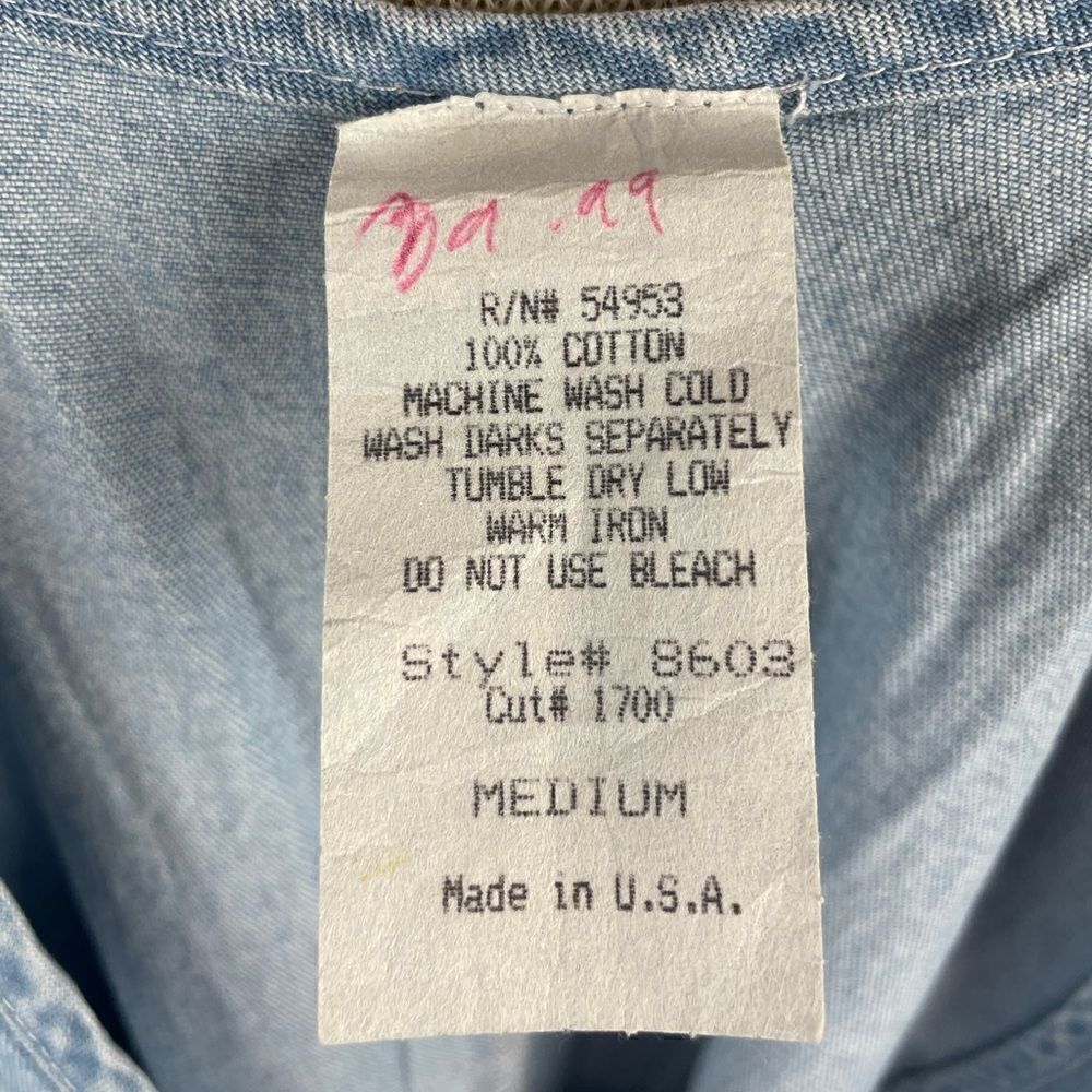 Denim Midi Dress Size M EUC - Picture 7 of 7
